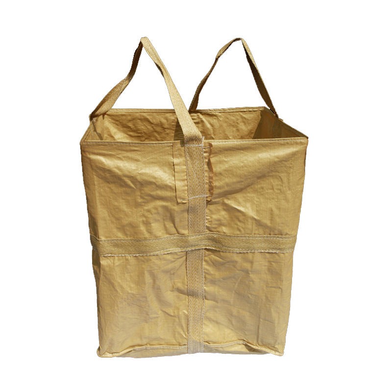 园林落叶吨袋 装落叶大编织袋 园林垃圾袋 包装袋邦耐得塑编定制吨包袋
