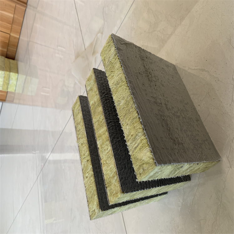 加工销售 水泥砂浆岩棉板外墙砂浆复合岩棉板 规格齐全、支持定制