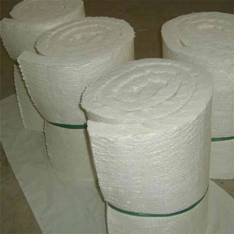 厂家直销硅酸铝针刺毯 带铝箔白色陶瓷纤维毯 管道锅炉隔热棉保温硅酸铝 昌特