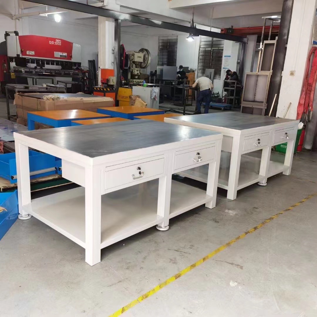 鸿晟达 钢板工作台 重型模具钳工装配桌 检测维修