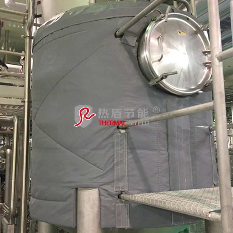 不锈钢反应釜保温衣  可拆卸 可重复使用 方便检修 耐腐蚀 热盾 厂家定制