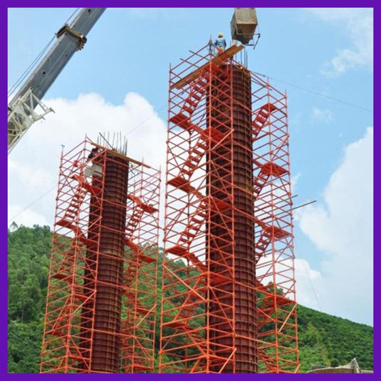 宇鑫 建筑深基坑施工安全爬梯 桥墩安全爬梯 基坑安全爬梯图片