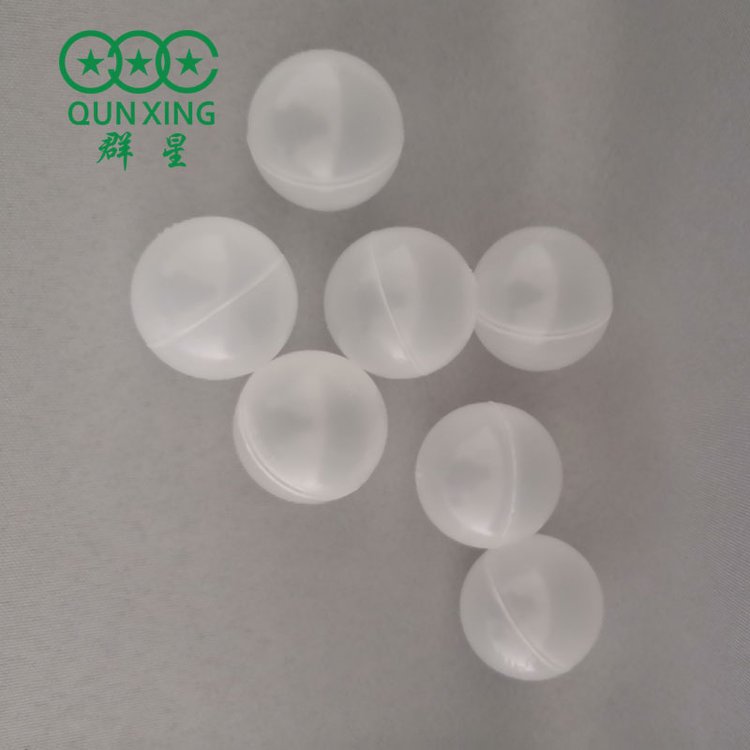 聚丙烯材质 塑料空心浮球 填料塔使用示例图4