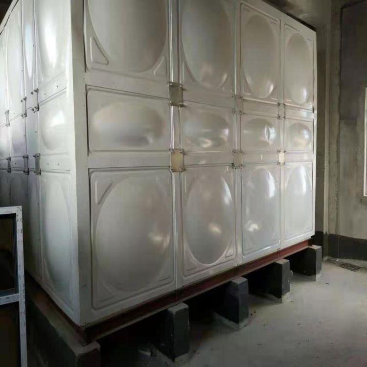 霈凯热镀锌工业用保温水箱销售160立方热镀锌供水水箱