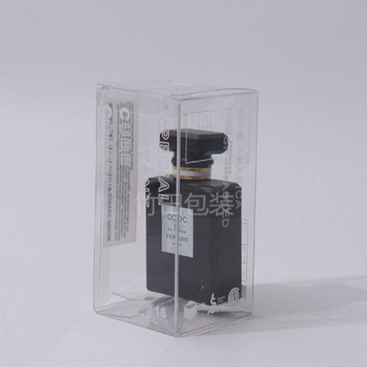 pvc塑料包装盒透明香水瓶包装pet折盒 印刷彩色塑料盒子 供应烟台