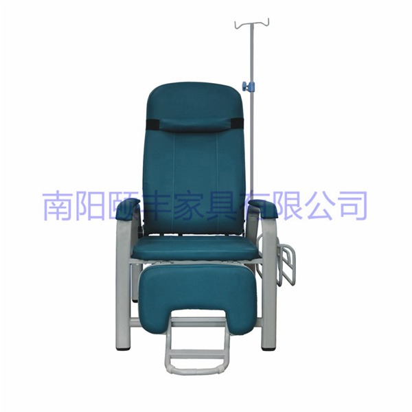 加厚豪华医院单人位输液椅医用点滴吊针椅陪护椅带脚踏功能座椅子