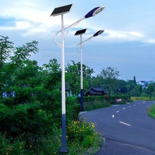 乾旭照明60w太阳能led路灯安装 路灯 6米太阳能路灯灯杆