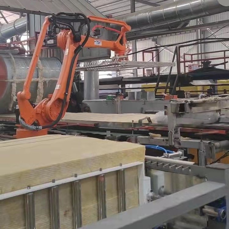 岩棉自动上板智能设备 自动铺岩棉机 丰全机械设备 彩钢自动续棉机