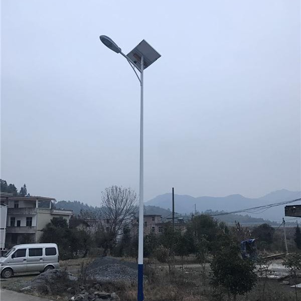 乾旭照明6米太阳能led路灯 新农村锂电池LED乡村道路灯 6米农村户外太阳能路灯