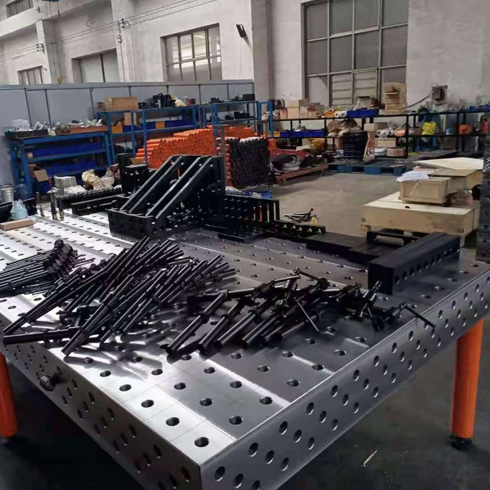 机器人焊接平台 三维柔性焊接平台 铸铁工作台 宝都工量具