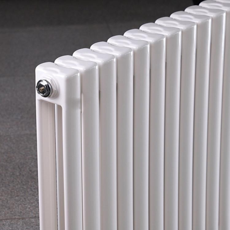 钢二柱暖气片 钢制采暖散热器 钢管柱形散热器QFGZ206型