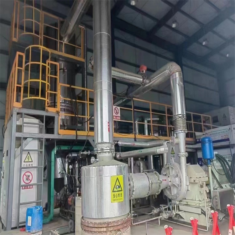 建功二手3吨MVR钛材蒸发器 硫酸盐废水蒸发器 强制循环蒸发结晶装置图片