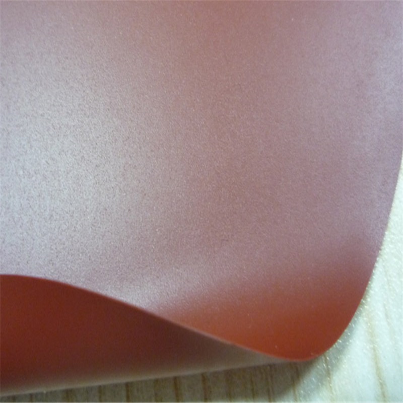 PVC防水膜铁锈红色0.15mmPVC膜 阻燃抗静电PVC膜