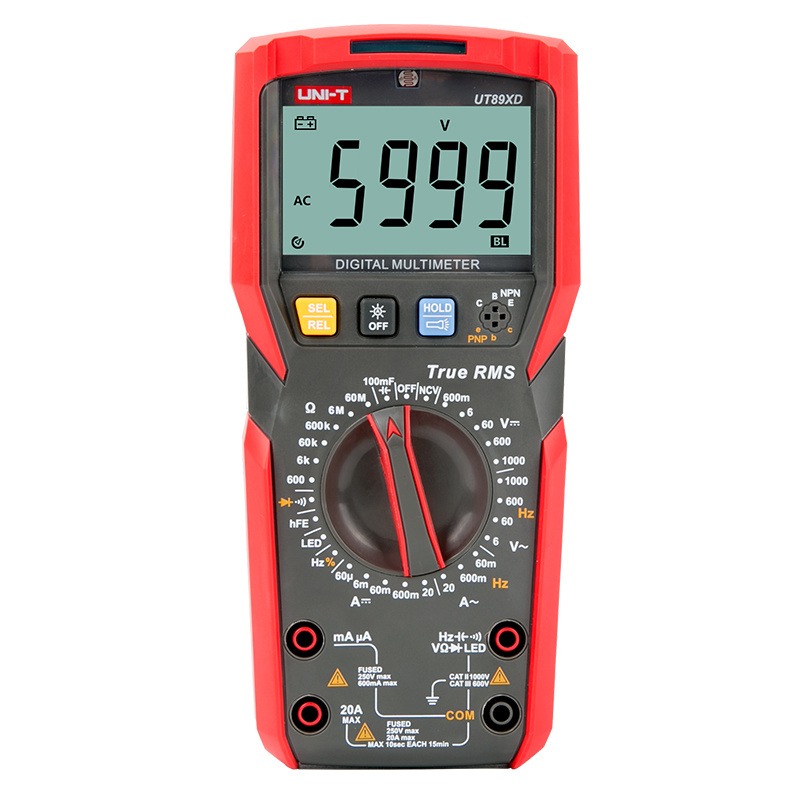 UNI-T/优利德 数字万用表 电阻测量表 全自动多用表 电压测量仪图片