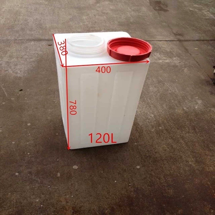塑料厂家供应120L方形加药箱 慈溪瑞通直销120升加药桶 方形白色带刻度加药箱 聚乙烯塑料搅拌桶