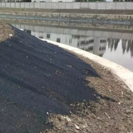 三维生态防护系统 手推馄饨 耐低温 2cm黑色水土保护毯 河道边坡水土流失修复