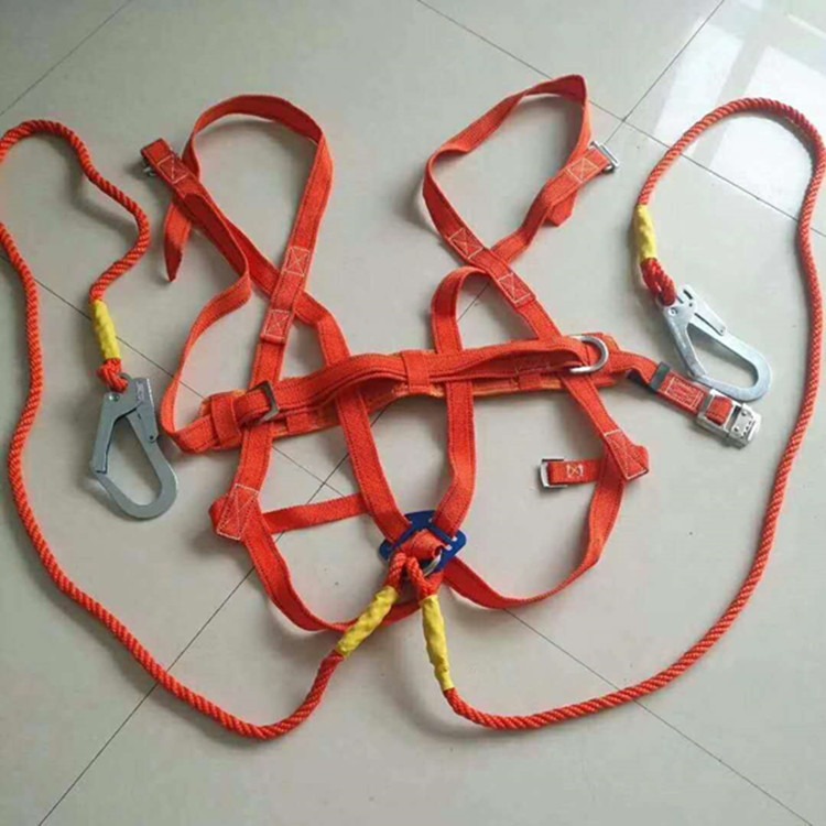 英威安全带 防坠落高空作业AQD绳套装 空调施工腰带耐磨保险带