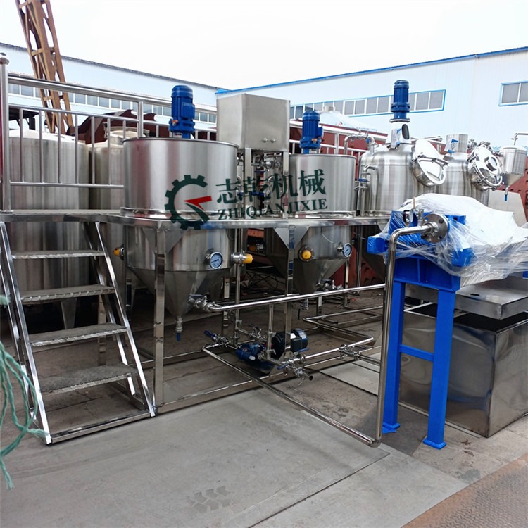 山茶油精炼设备 整套山茶籽榨油机设备 食用油生产线厂家