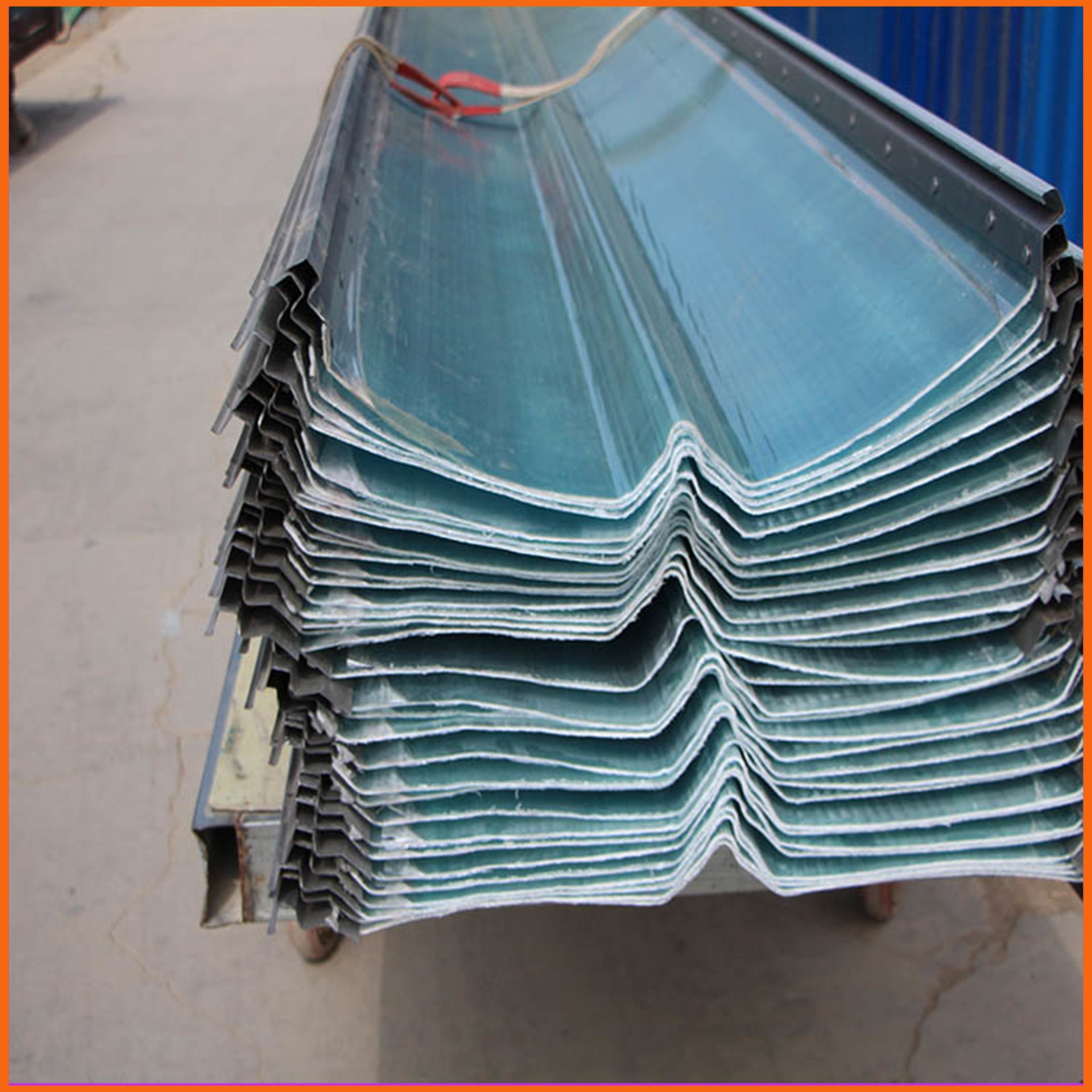 岳阳FRP采光瓦 聚酯玻璃钢采光板 钢边FRP采光带生产厂家