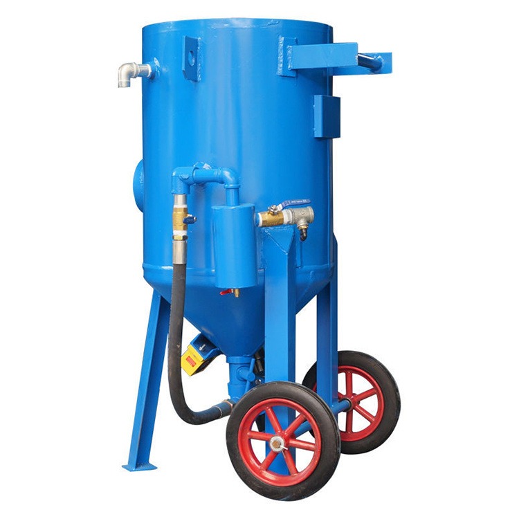 加压式水喷砂机  开放式液体喷砂机 小型手动户外喷砂机中铠厂家供应