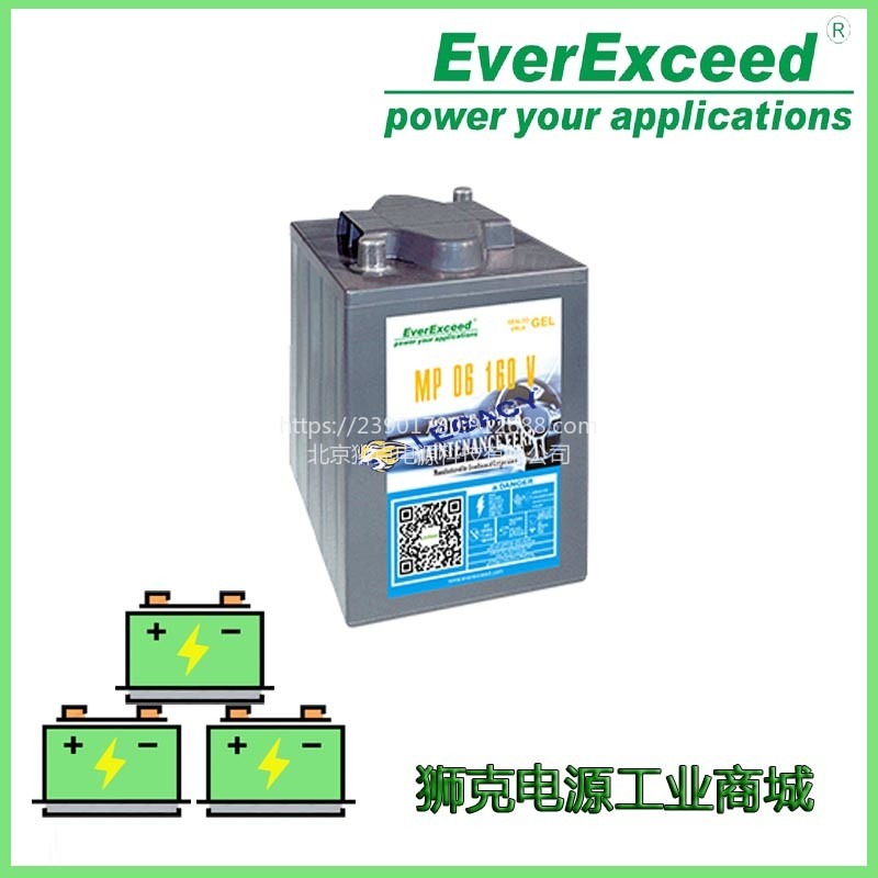 英国EverExceed蓄电池 MP 06 160V 6V160AH电瓶