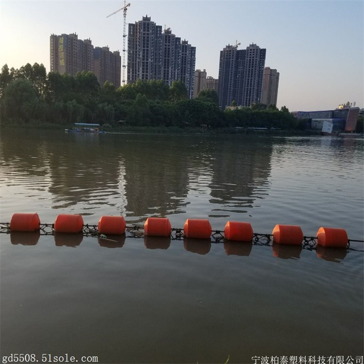 汉江水面挡污60公分防侧翻水库拦污排浮筒价格