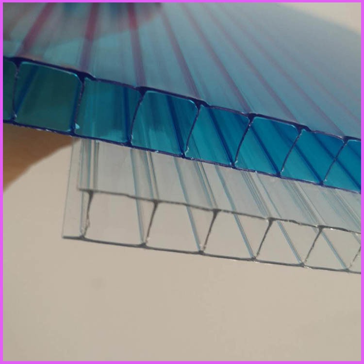 秦皇岛8mm厚中空阳光板 双层阳光板温室 卡布隆pc阳光板