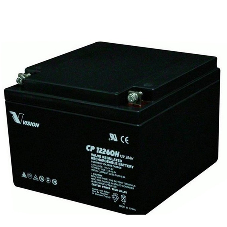 SENRY三瑞蓄电池CP12260阀控密封式铅酸蓄电池12V26AH机房 配电柜 UPS/EPS电源配套