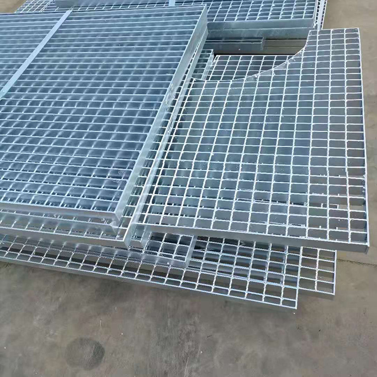 污水厂钢格板 角铁沟盖板 成品钢格栅板 网众 价格