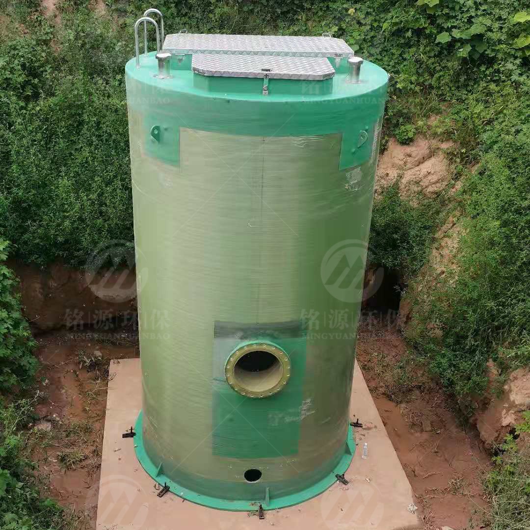 保定新建污水管网  铭源环保厂家批发  一体化预制智能泵站