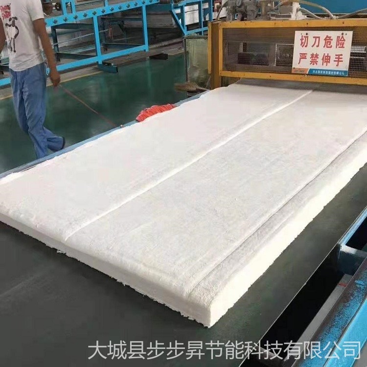 防火硅酸铝 1100℃耐高温硅酸铝纤维毡 步步昇90kg/m3硅酸铝针刺毯