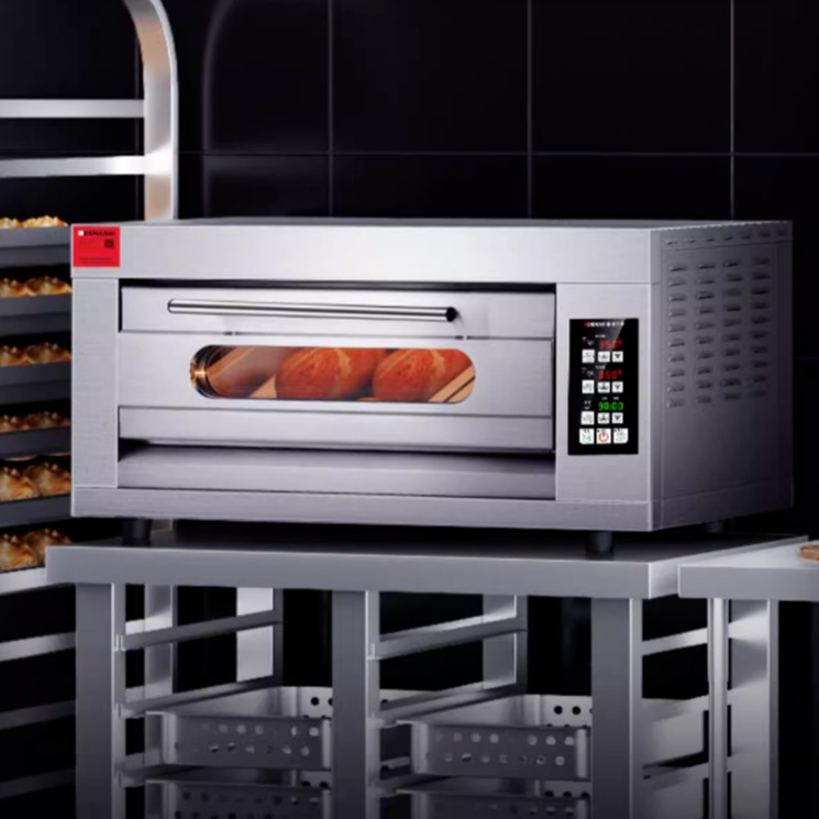 德玛仕披萨烤炉 全自动履带式披萨炉 电热风循环炉 商用披萨烤箱