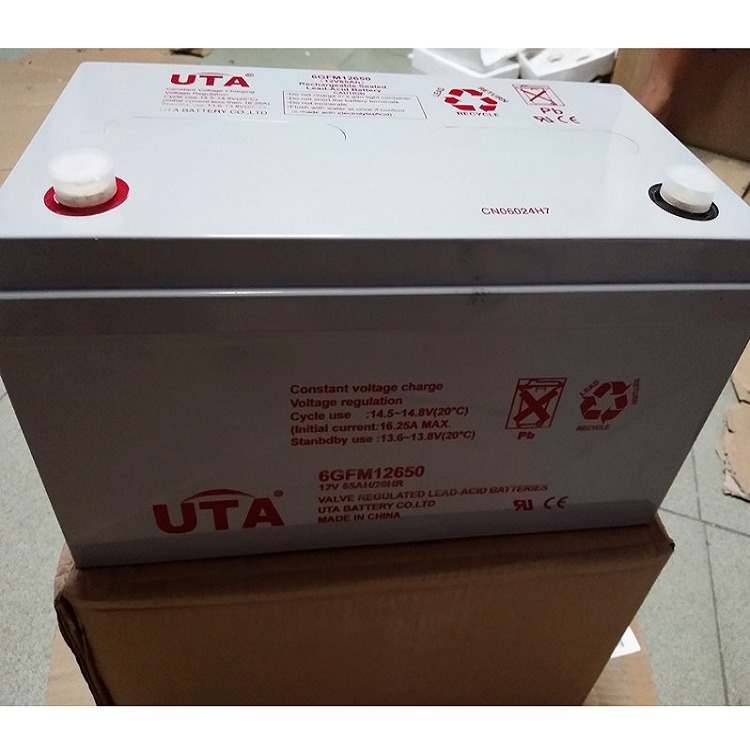 UTA蓄电池6GFM121000阀控式铅酸免维护12V100AH机房UPS电源 武汉优特蓄电池