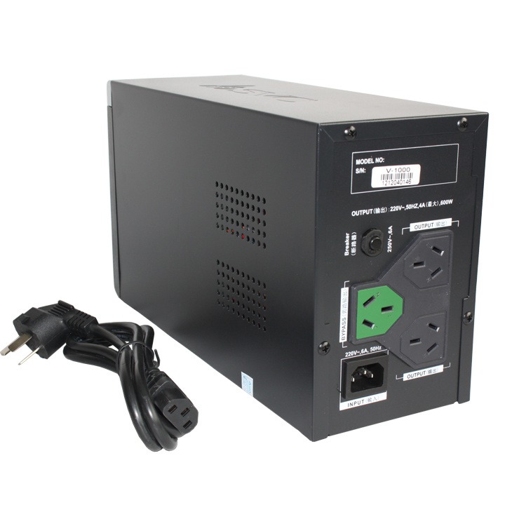 SVC UPS不间断电源V-1000稳压500W单台电脑45分钟可以带双电脑 众盈工厂直销 现货速发 原装正品