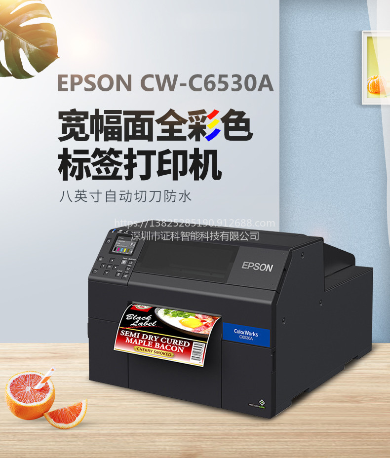 爱普生 CW-C6530P带变量  差异化条码打印机高端定制