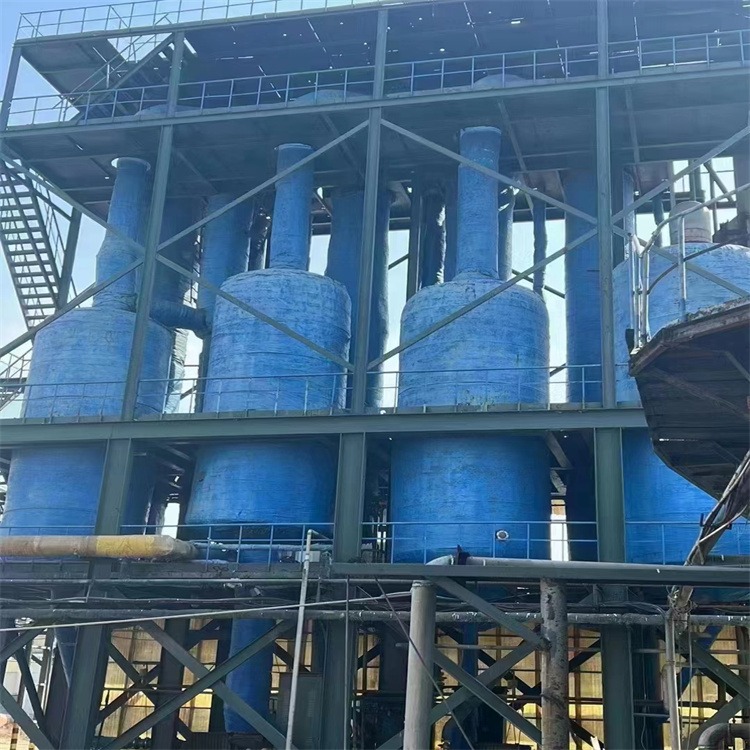 建功二手316材质四效强制循环蒸发器 高盐废水降膜蒸发器 结晶装置 回收