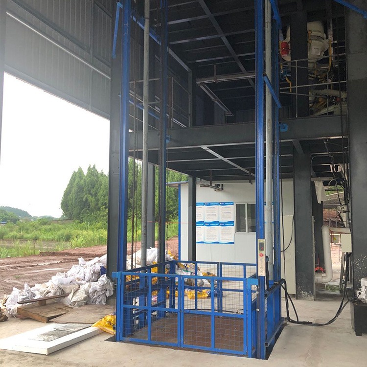 翔顺XS 厂家直销3吨货梯 导轨式升降货梯 液压货梯 厂房简易链条货梯