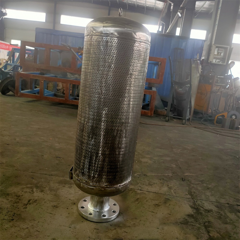 低压管道排汽消声器生产厂家 华银生产 低压蒸汽管道排汽消声器厂家