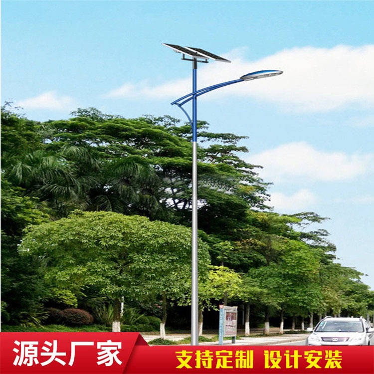 尚博灯饰厂销定制LED10米太阳能路灯 户外批发工程新农村建设城市道路路灯