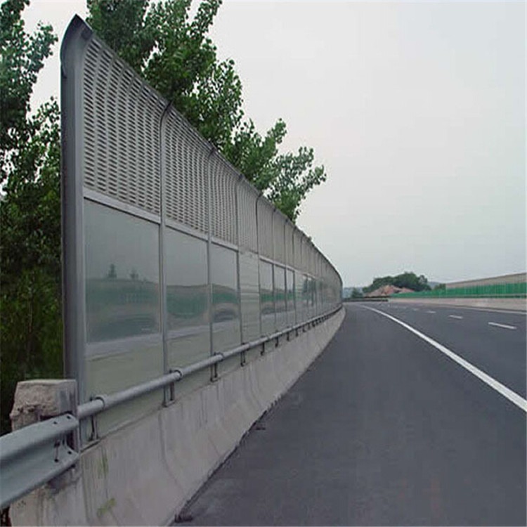 立交桥隔音板 高速公路隔音屏障 路基段隔音屏 城市快速道路金属声屏障