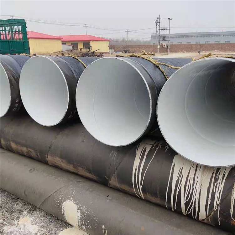 外刷环氧煤沥青螺旋钢管 海马管道 DN450环氧煤沥青防腐钢管