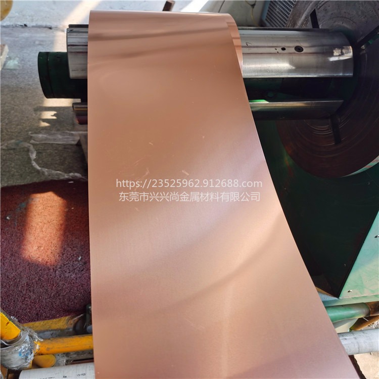 高精度磷铜带 C51000环保磷铜带 高弹性磷铜带 C5210磷铜带 半硬磷铜带图片