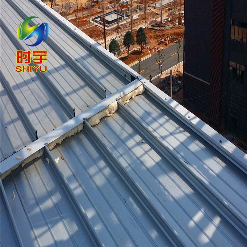 时宇 3004铝镁锰屋面板 65-400高立边屋面系统 大跨度建筑屋面板