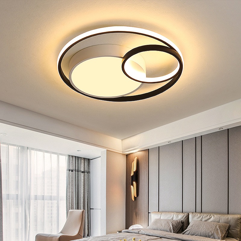 LED卧室吸顶灯简约现代房间灯公寓家用北欧灯具