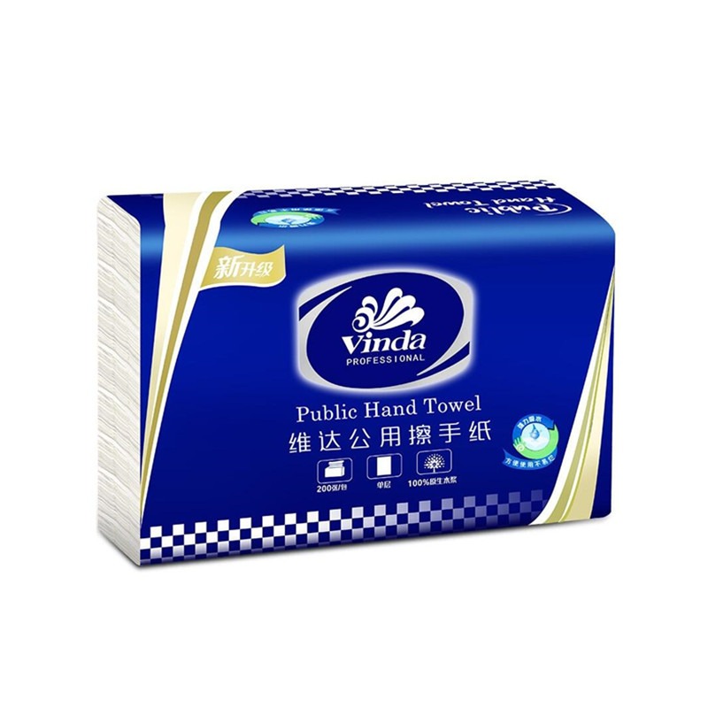 维达VS2156商用200抽单层擦手纸