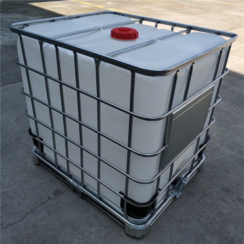叉车桶 卡谱尔集装桶 1000升水容量塑料桶车用周转桶 塑料内胆加金属框架加固