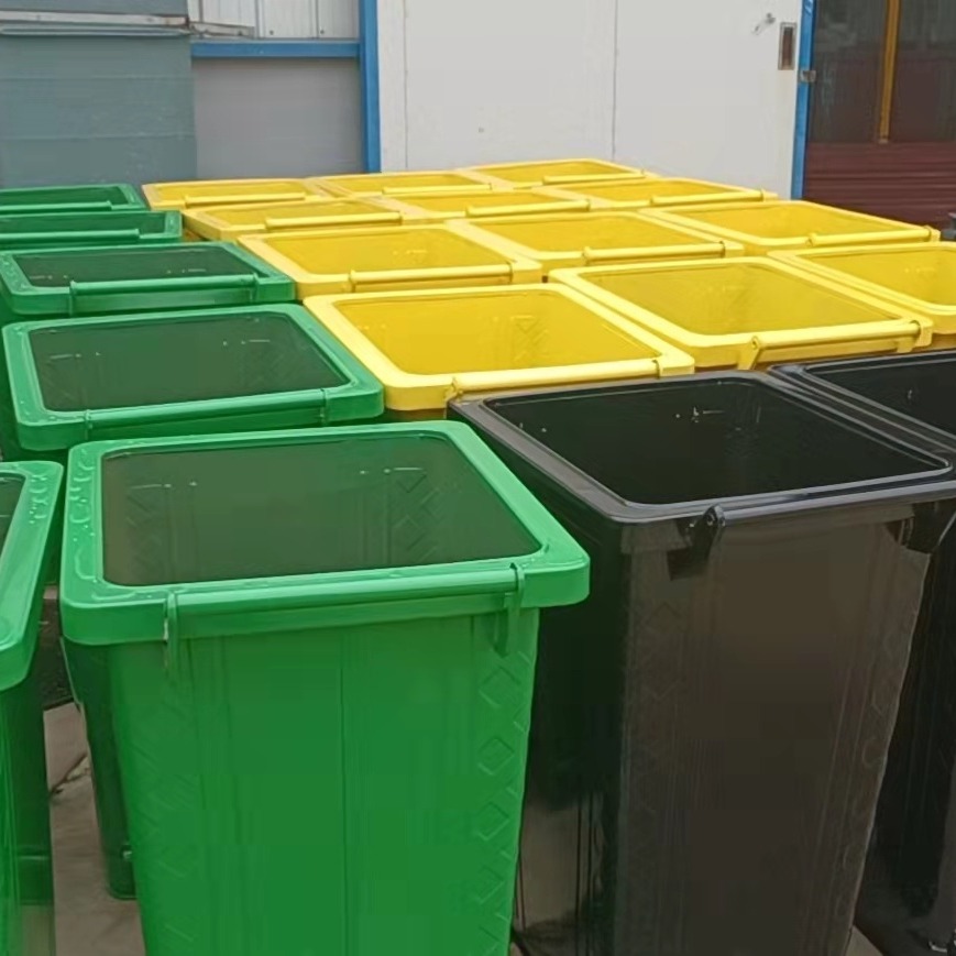 铁制240不锈钢660升垃圾桶 供应大型户外小区学校不锈钢垃圾桶