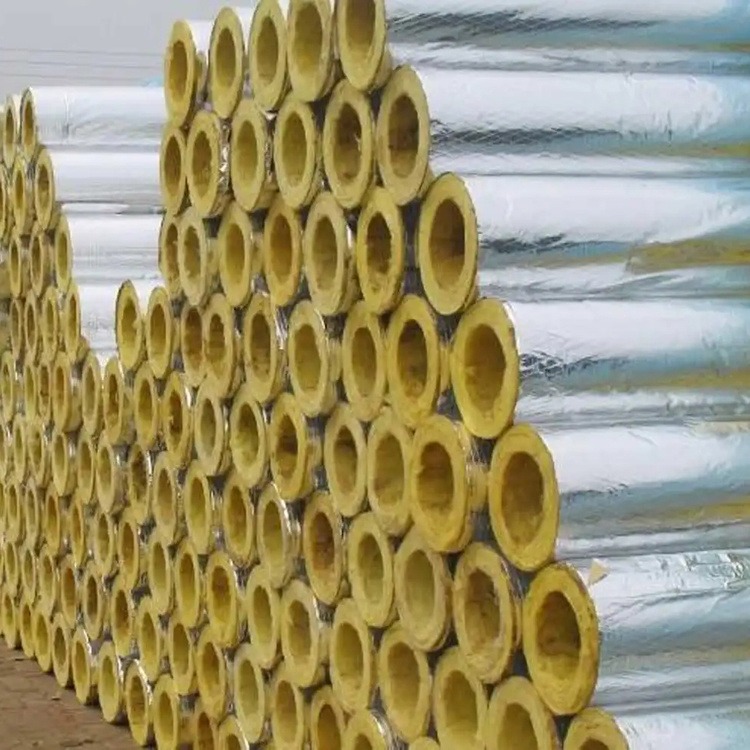 翰图 隔热铝箔玻璃棉管 工业管道保温管 空调玻璃棉管