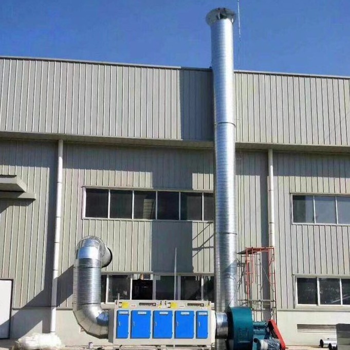 不锈钢活性炭吸附箱 活性炭光氧一体机 光氧净化器工业除臭装置 博森定制图片