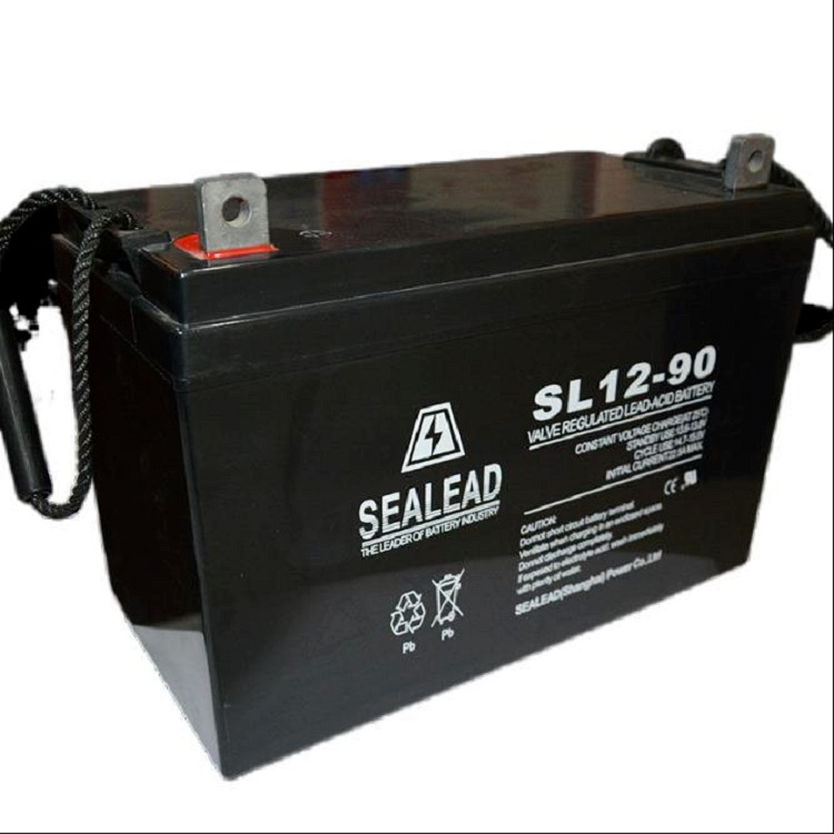 西力达SEALEAD蓄电池SL12-90免维护12V90AH电力机房配电专用